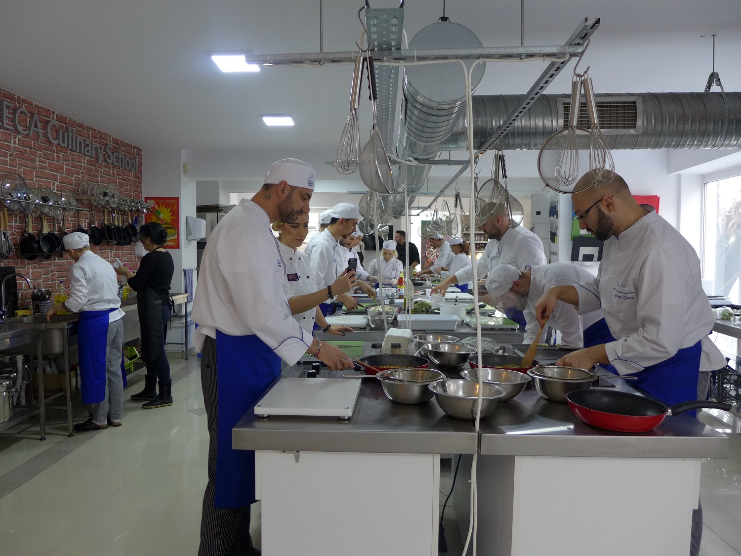 La cuisine de l’école.