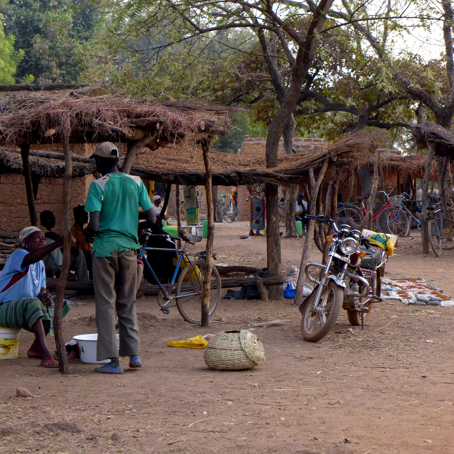 Vue du marché de Niego © Globe Reporters