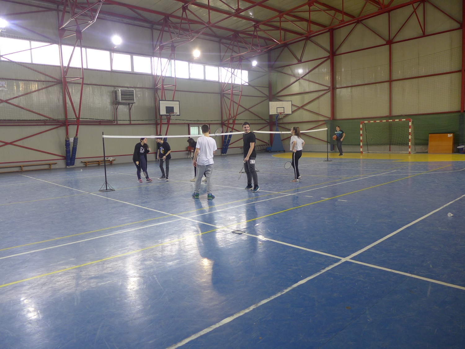 Le gymnase de l’école.