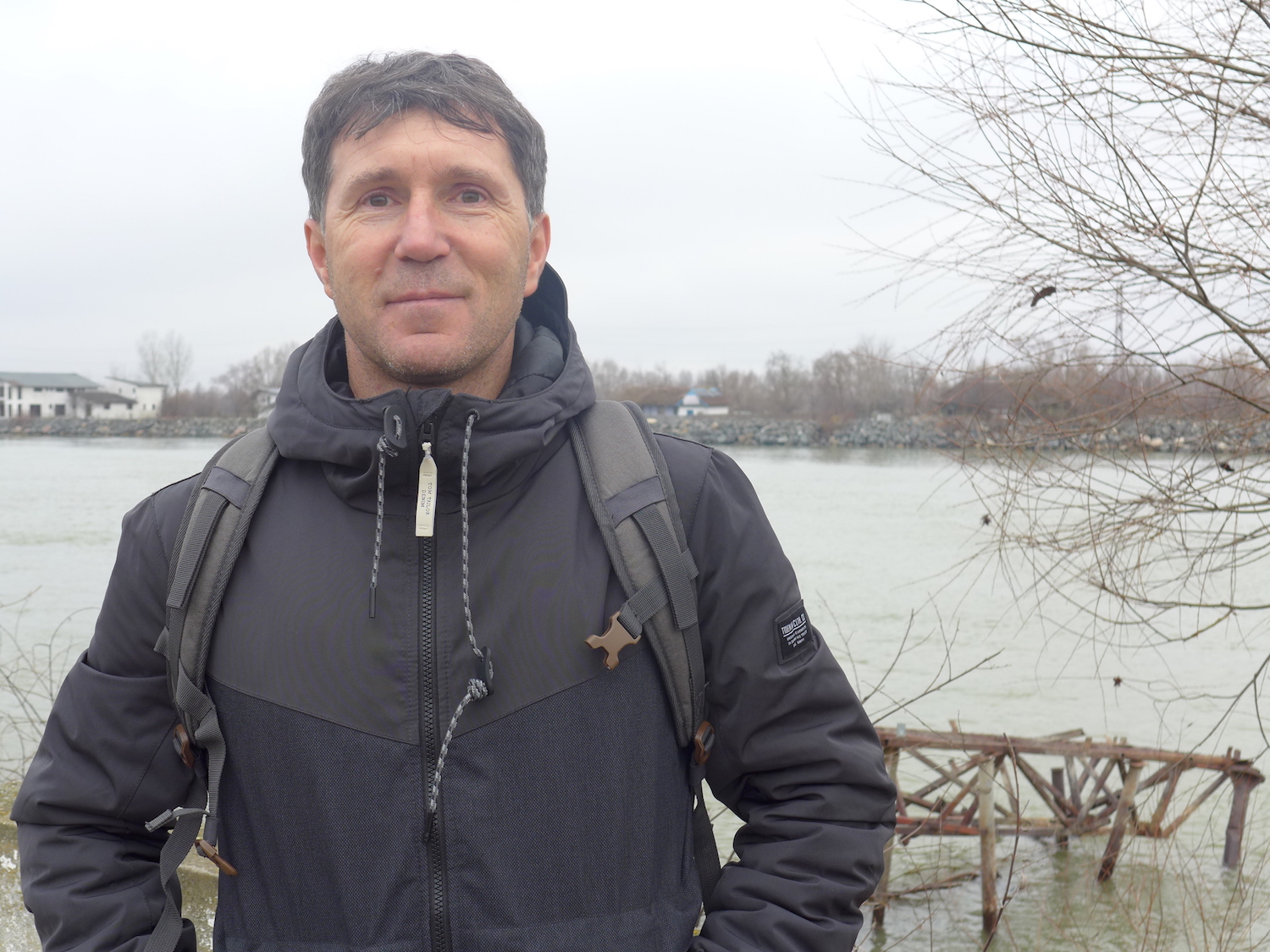 Petre Vasiliu, habitant de Crisan et guide touristique.