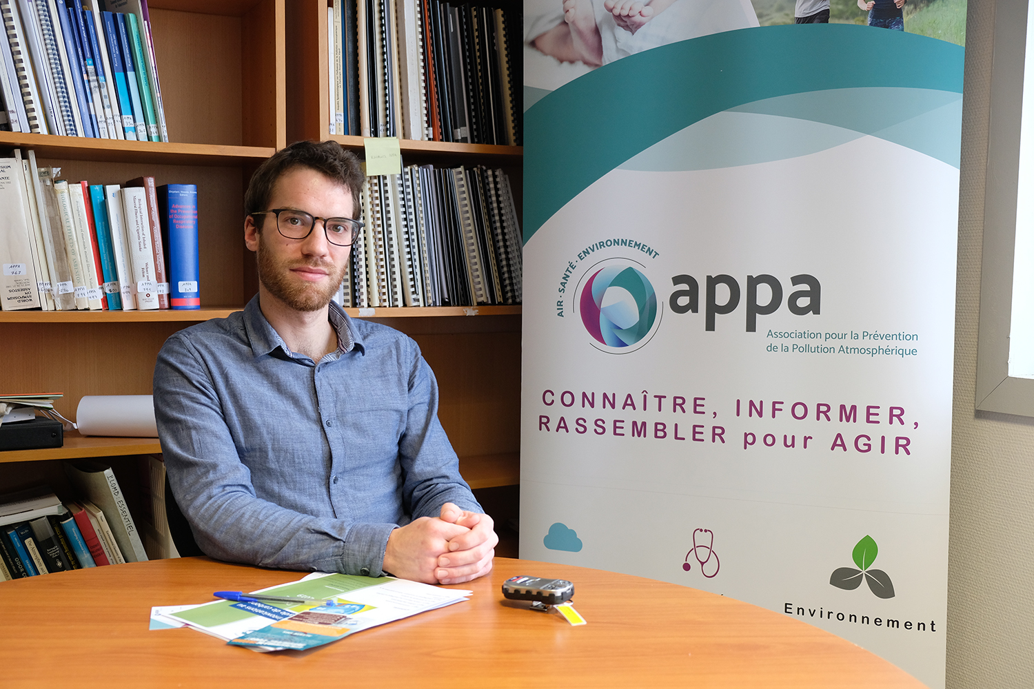 Corentin JOB est chargé de projet à l’APPA, l’Association pour la Prévention de la Pollution atmosphérique, dont les bureaux se situent à Loos, au sud de Lille. 