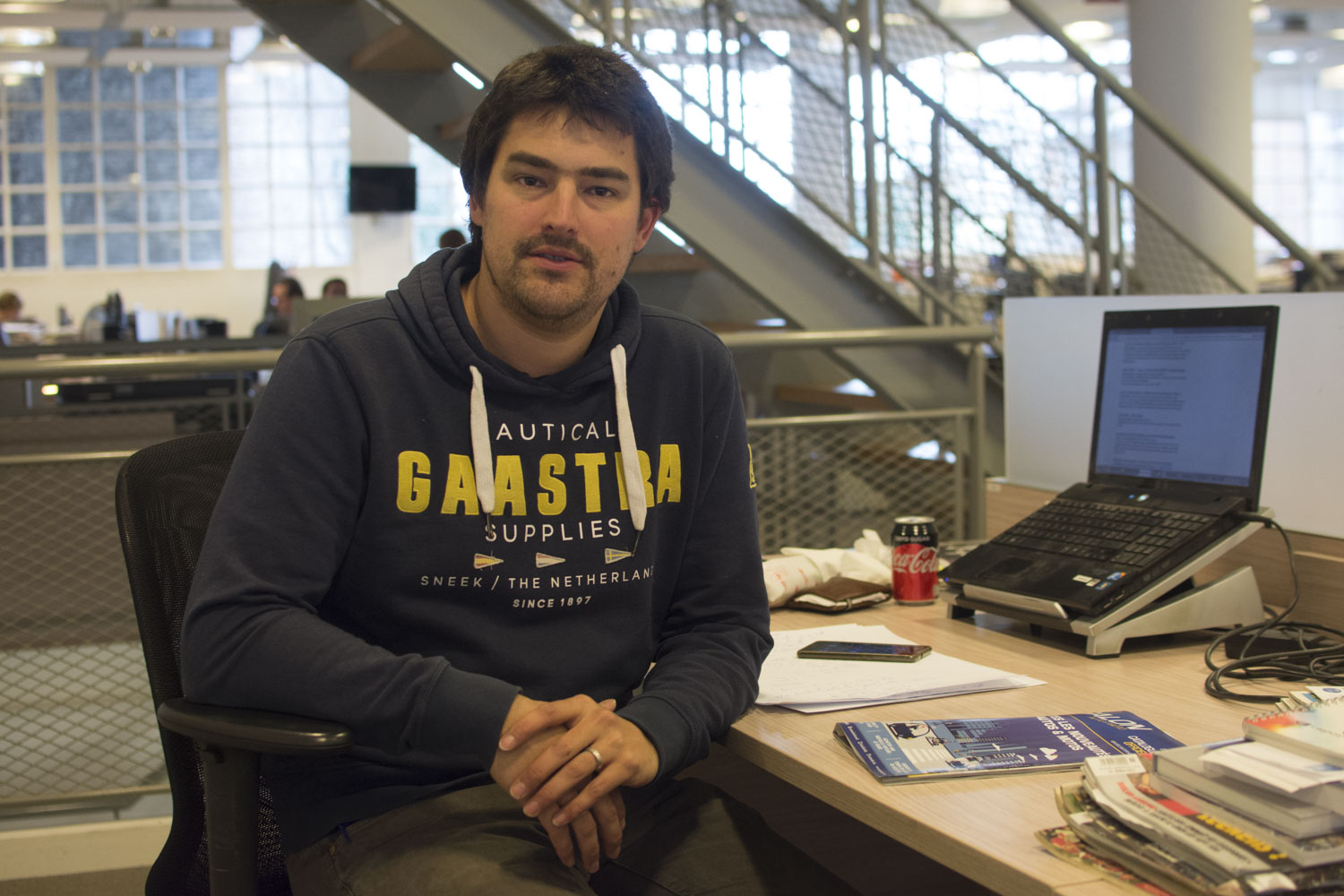 Thibaut Vinel est journaliste sportif, spécialiste du hockey et du tennis © Globe Reporters