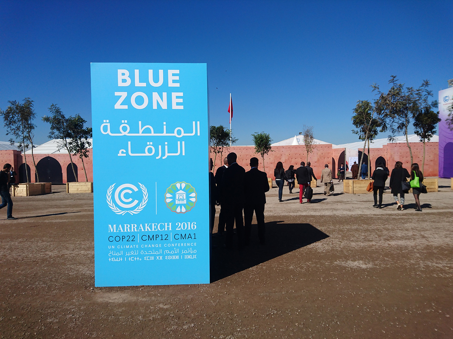 L’entrée de la Blue Zone