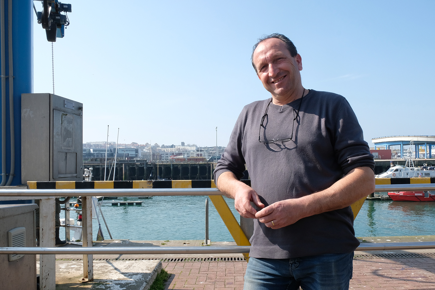 Stéphane PINTO est marin-pêcheur depuis trente ans.