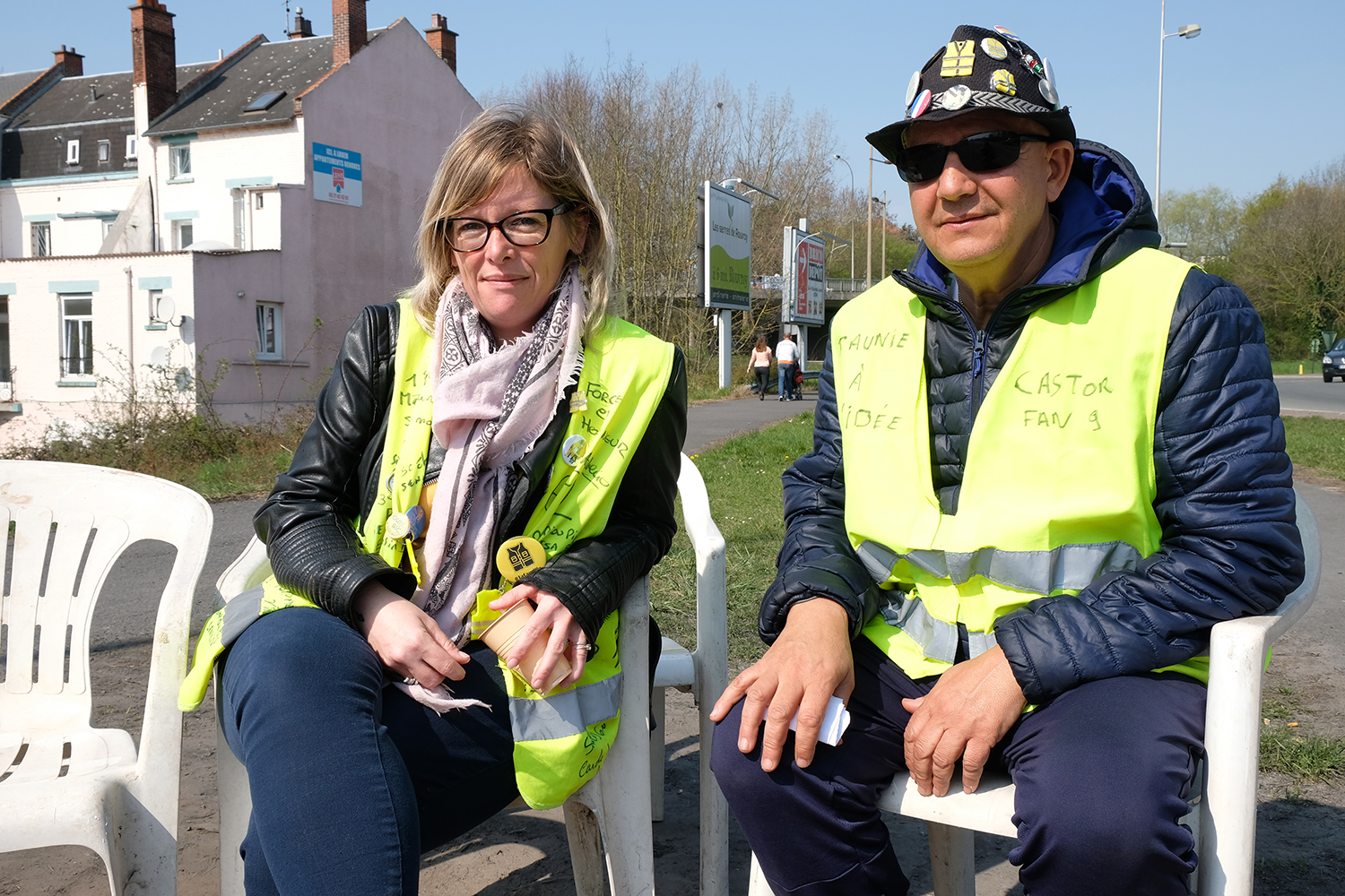 Belinda BEAULIEU et Falris RAMDANI sont gilets jaunes depuis le premier acte.