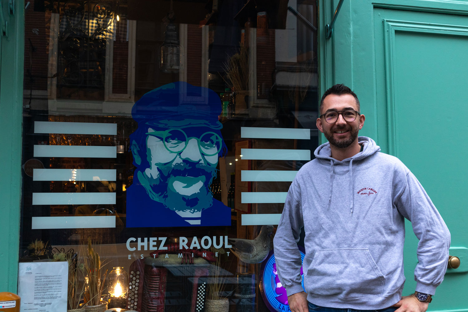 Alexis BEN, associé du restaurant Chez Raoul © Globe Reporters