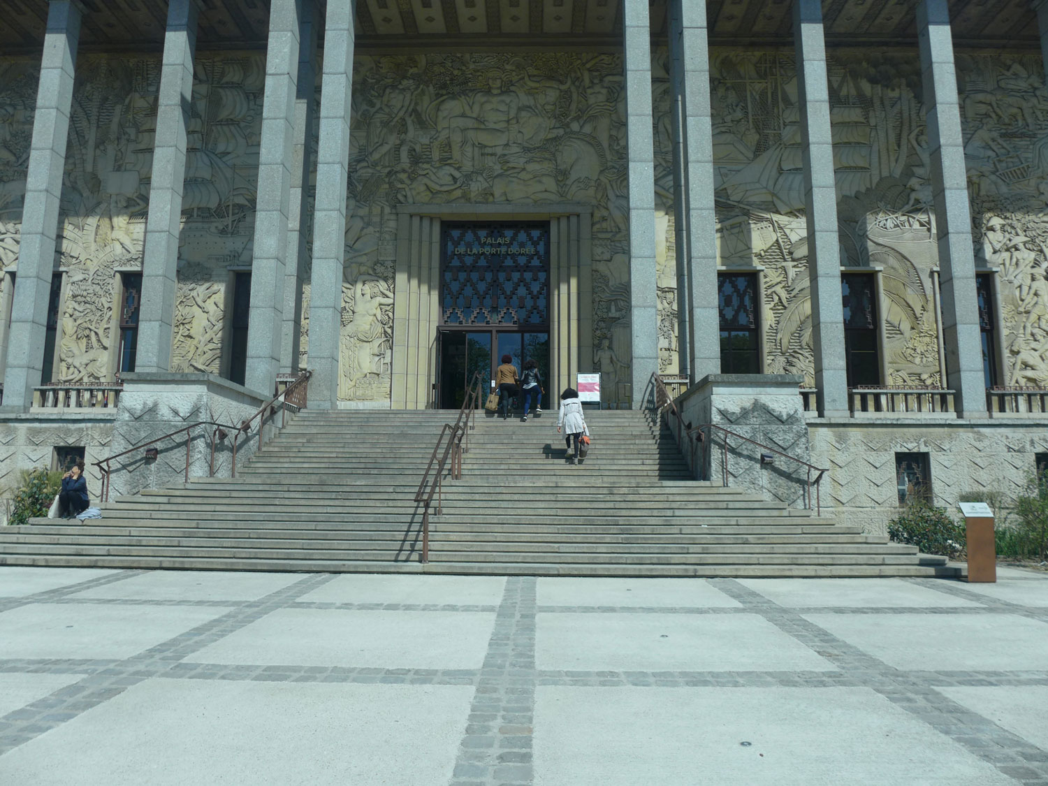 L’entrée du musée de l’histoire de l’immigration.