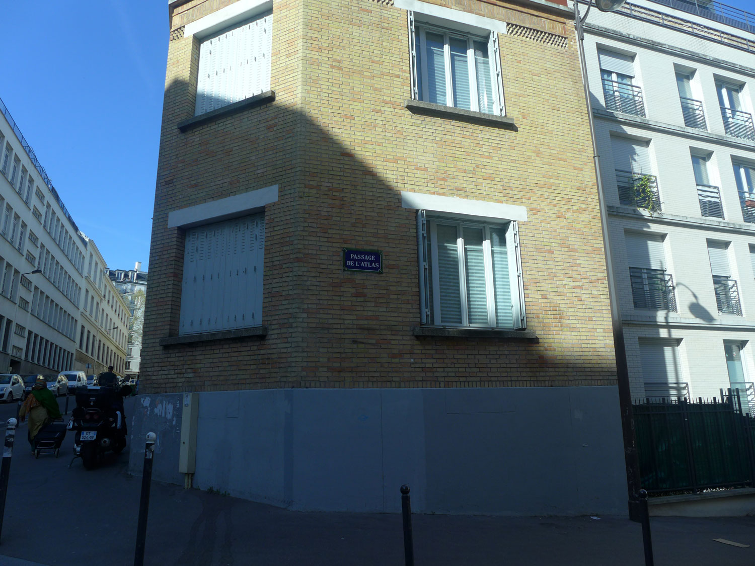 Le passage de l’Atlas dans le XIX arrondissement de Paris.