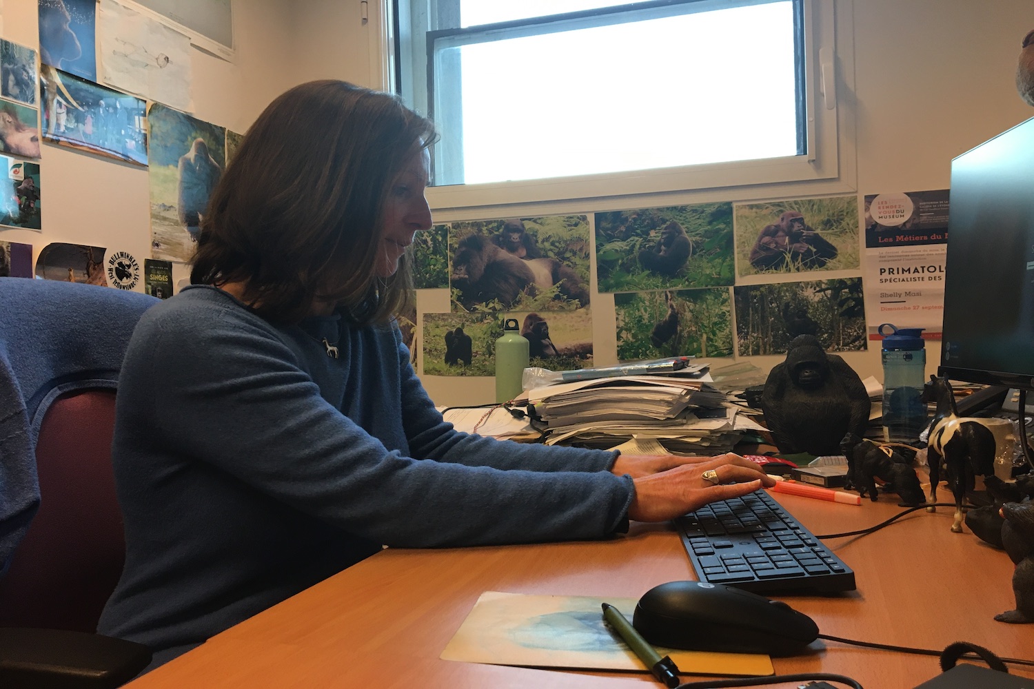 Shelly Masi dans son bureau du Musée de l’Homme © Globe Reporters