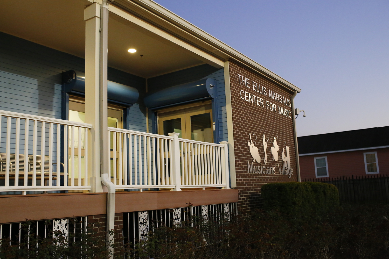 Entrée du Ellis Marsalis Center for Music © Globe Reporters