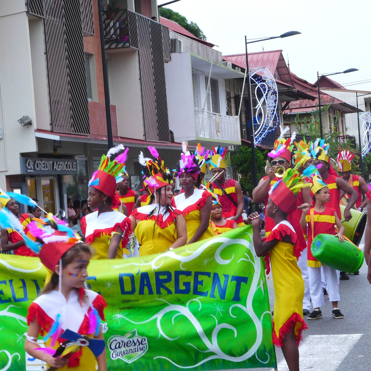 Défilé du carnaval de Cayenne 2020.