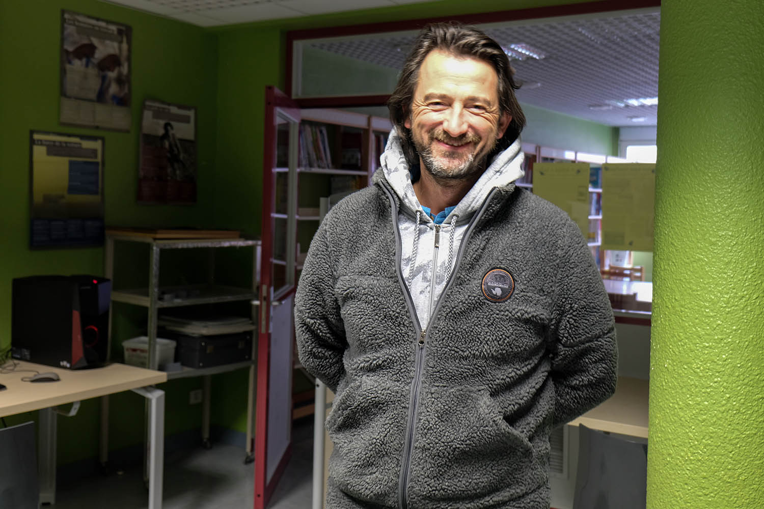 Portrait de Christophe VANHERSECKER après l’interview © Globe Reporters