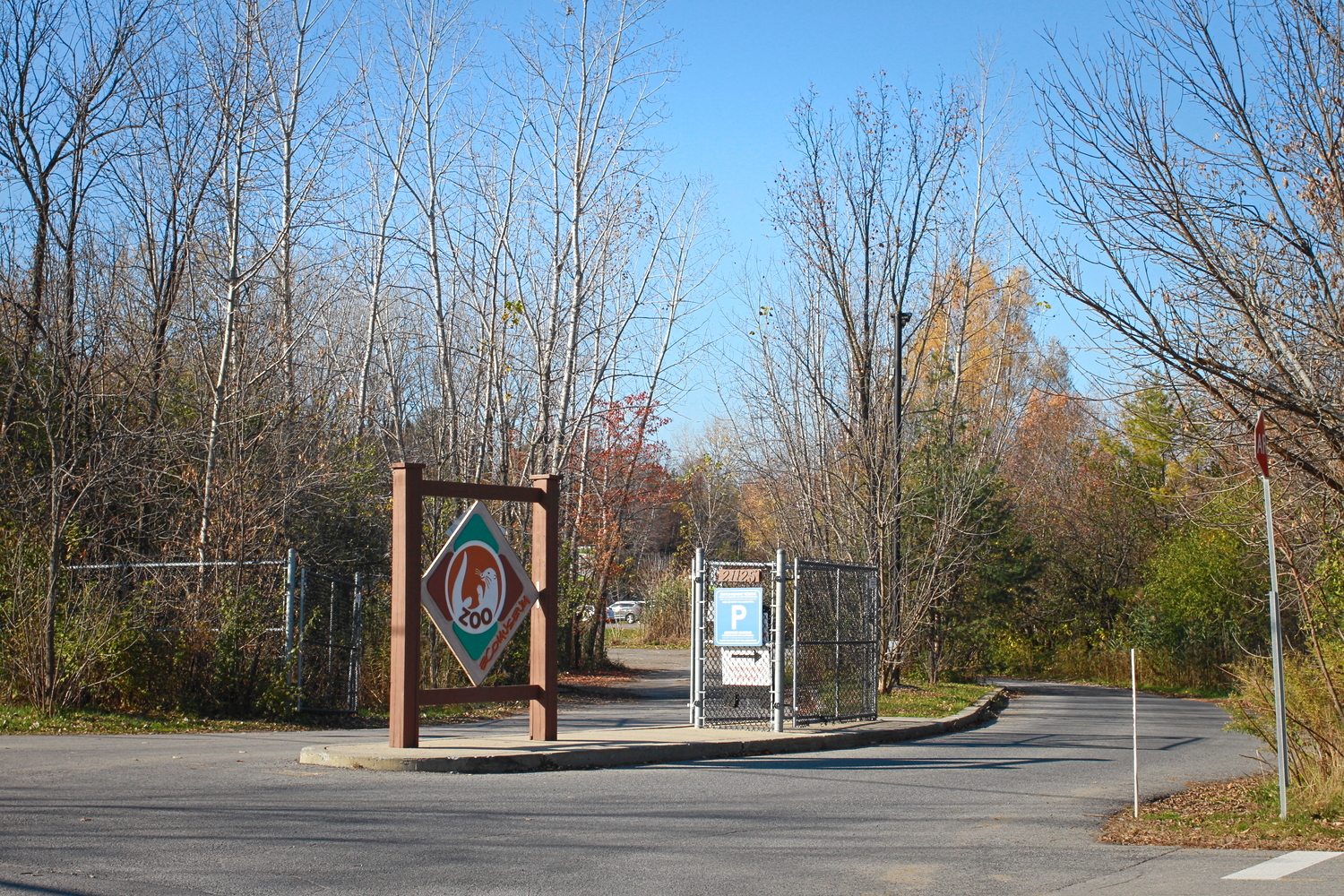 L’entrée du Zoo Écomuseum à Montréal © Globe Reporters