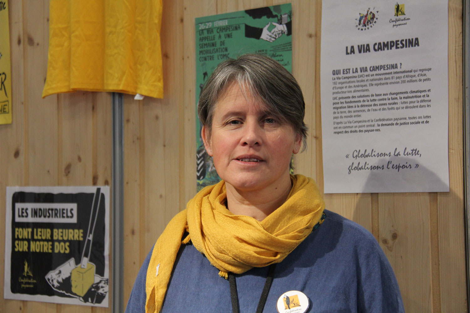 Portrait de Laurence MARENDOLA, porte-parole du syndicat La confédération paysanne © Globe Reporters