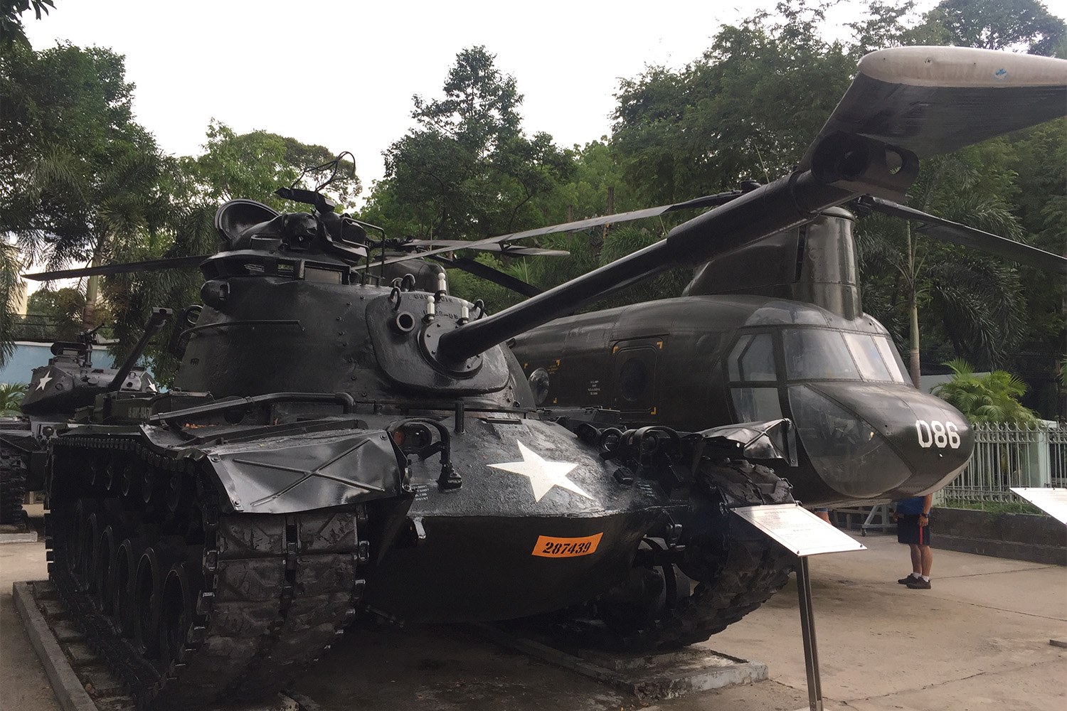 Un tank M48 ayant appartenu à l’armée américaine. 