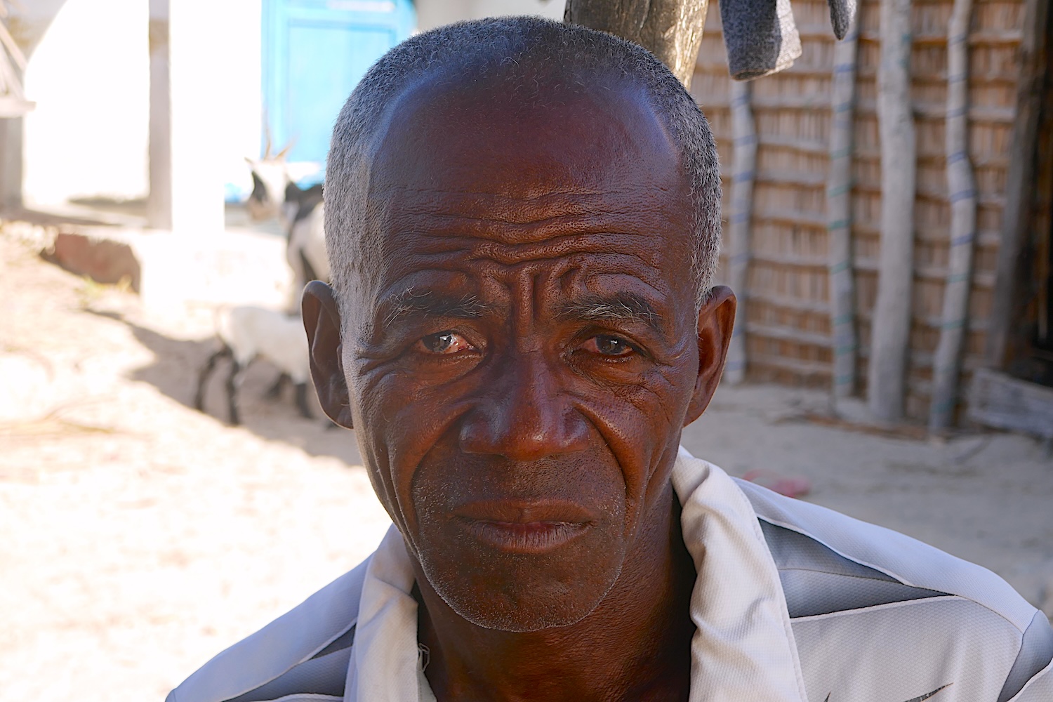 Portrait d’Agustin à Ambola © Globe Reporters