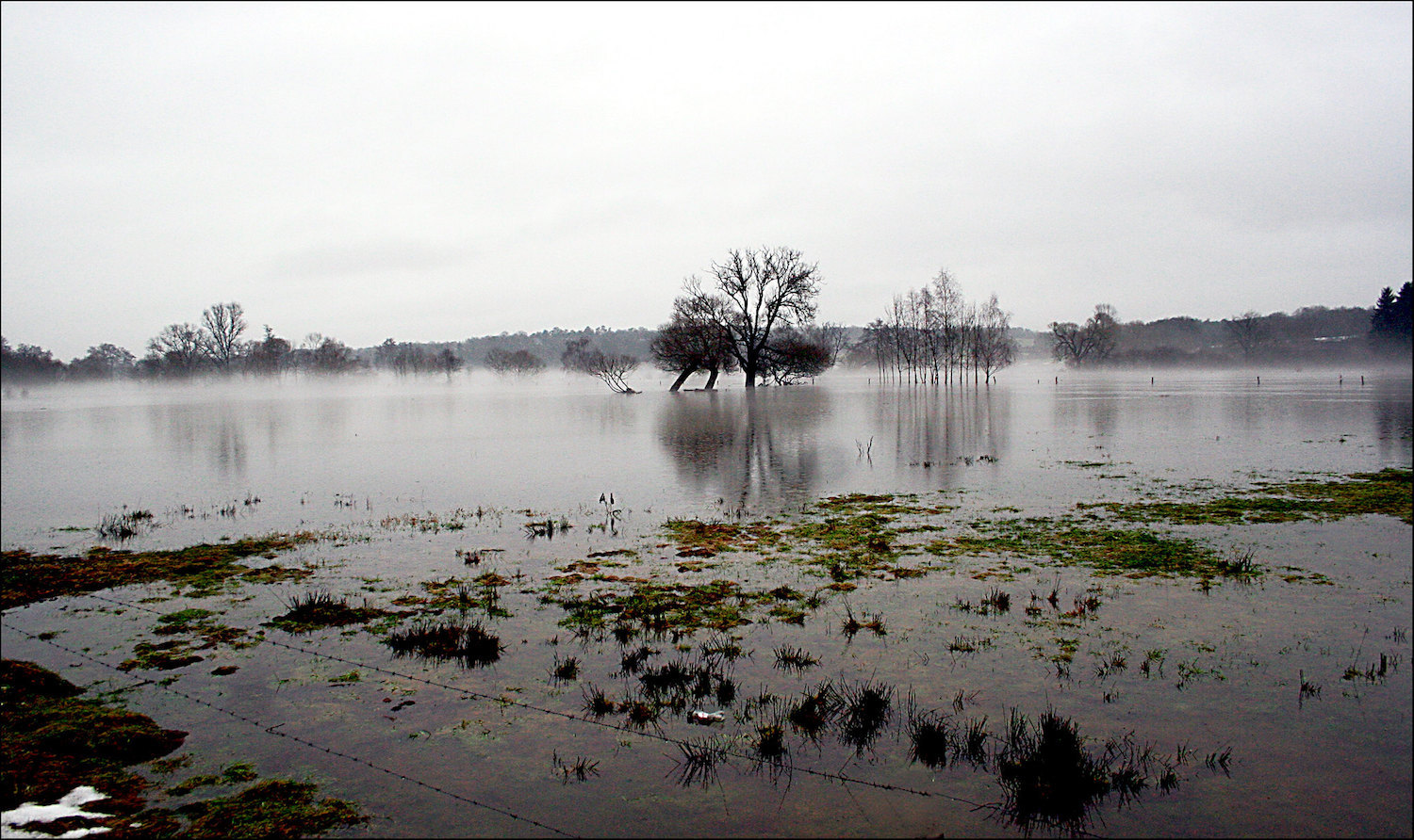 En 2011, l’Ourthe, dans la province belge de Luxembourg, était déjà sortie de son lit et avait causé des inondations © capitphil - CC BY-NC-ND 2.0 