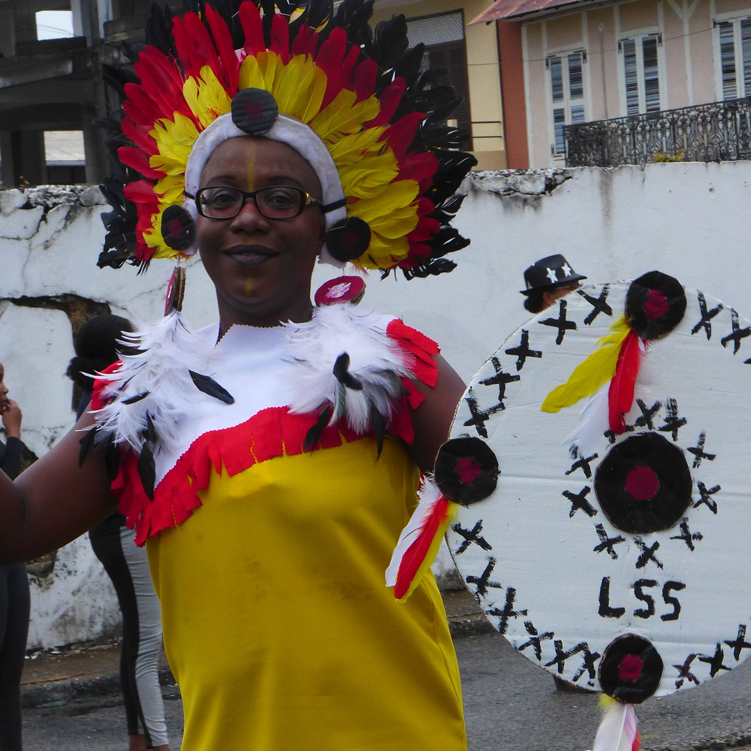 Une des reines du carnaval.