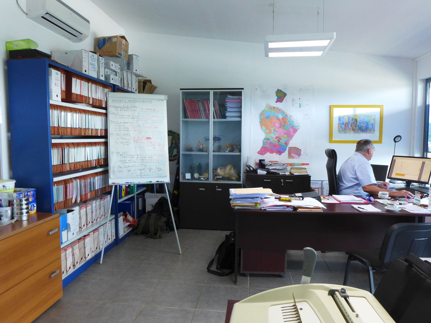 Le bureau de Philippe MATHEUS.