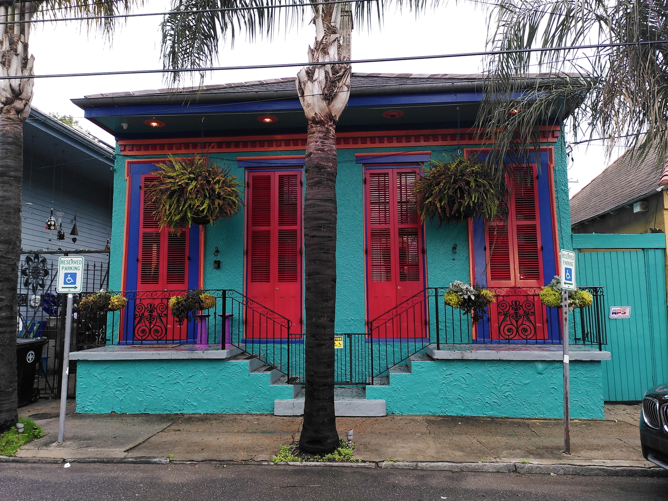 Une maison créole dans le Faubourg Marigny © Globe Reporters