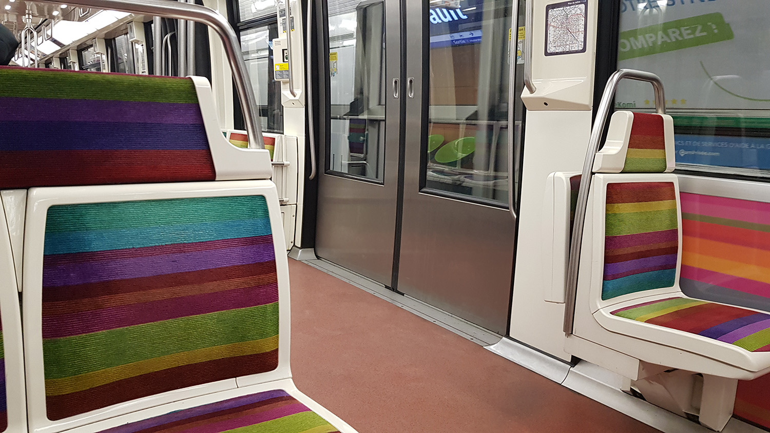 Notre journaliste se rend au Parc Floral en métro, jusqu’au terminus de la ligne 1 © Globe Reporters