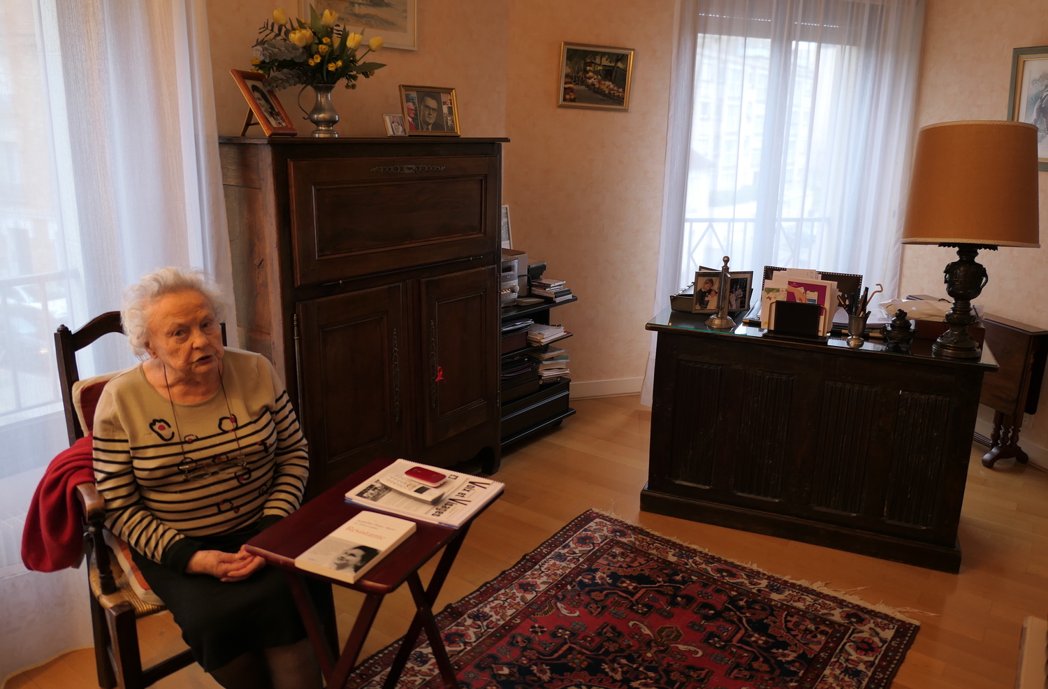 Jacqueline FLEURY-MARIÉ a 98 ans. Elle a résisté lors de la Seconde Guerre mondiale quand elle en avait seulement 17 © Globe Reporters