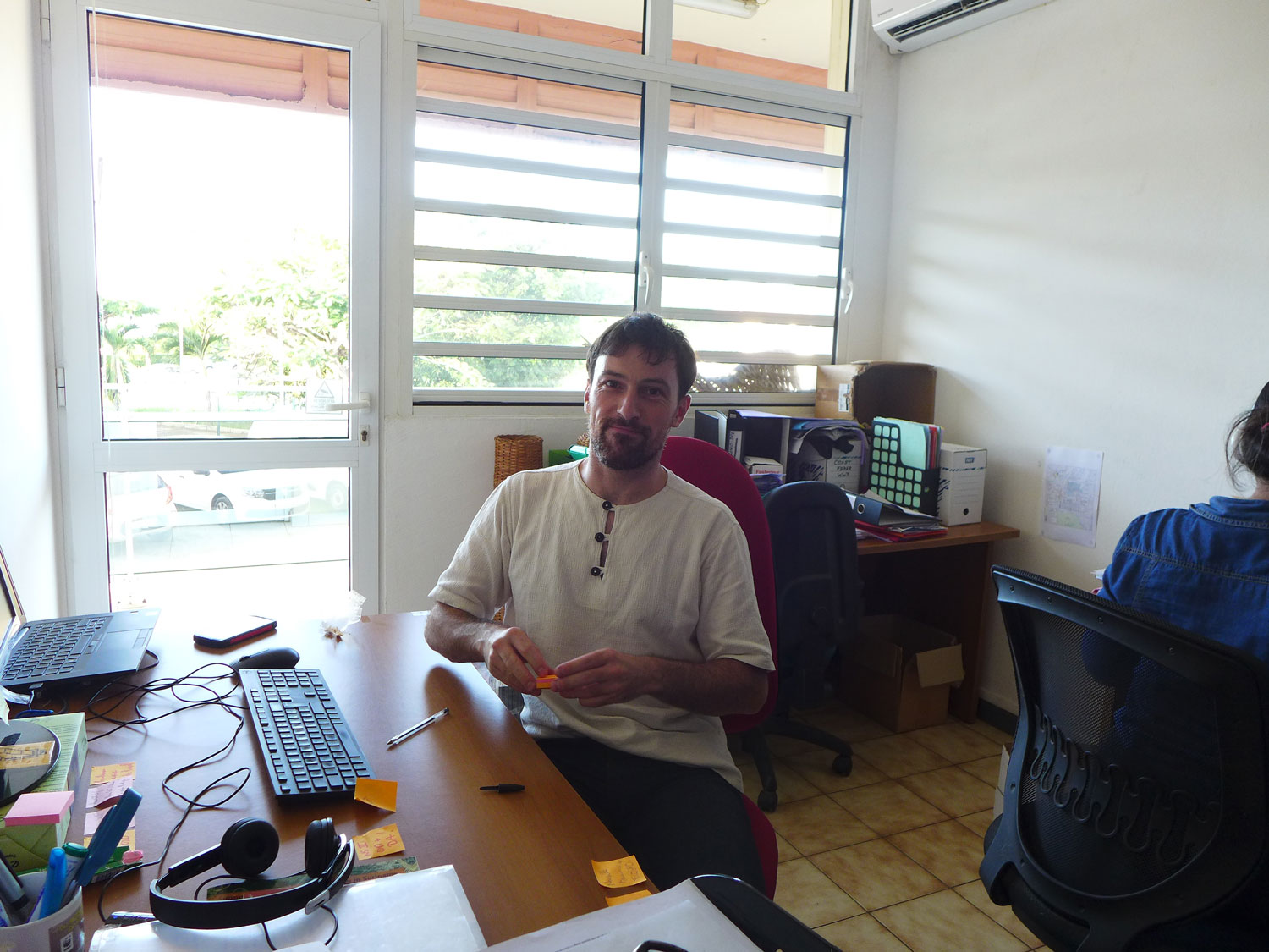 Clément VILLIEN, responsable du développement durable et des forêts au WWF de Cayenne.