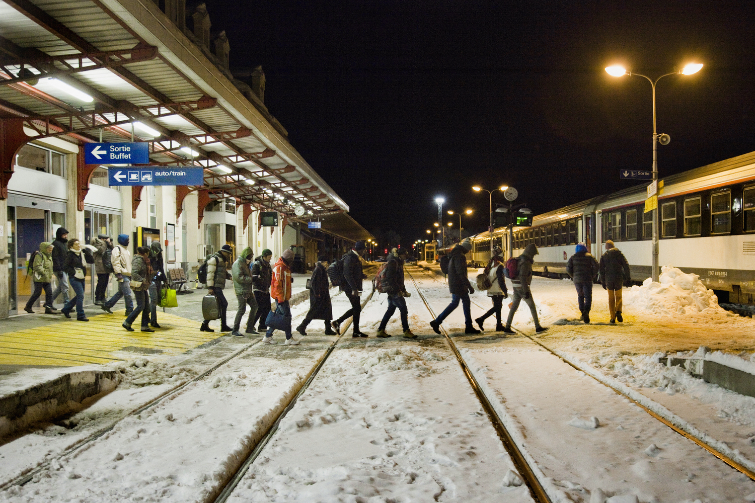 La gare ferroviaire non loin du centre. (Crédits : Pauline Rey)