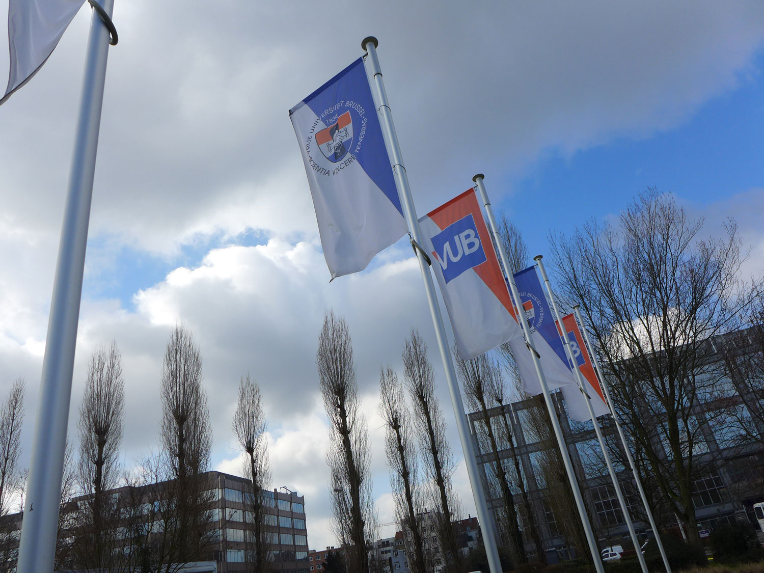 Le campus de la VUB n’est pas très éloigné de celui de l’autre grande université de Bruxelles, l’ULB, l’Université libre de Bruxelles qui est francophone © Globe Reporters