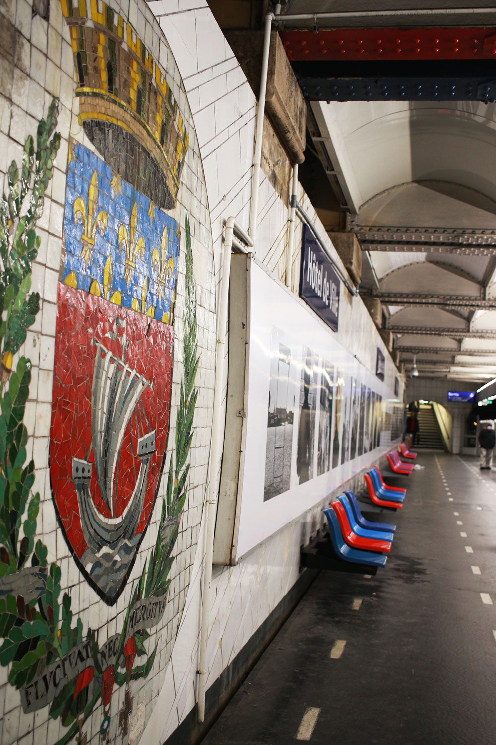 Après ces quelques photos, notre journaliste prend le chemin du métro pour se rendre à l’Hôtel de Ville de Paris © Globe Reporters