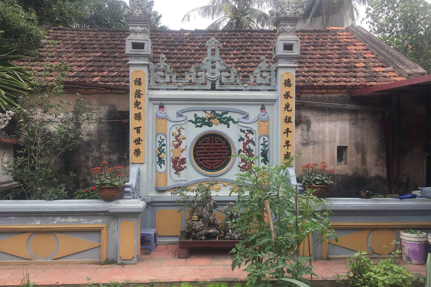 La maison de la mère de Diep, dans la banlieue ouest de Hanoi, à la campagne.