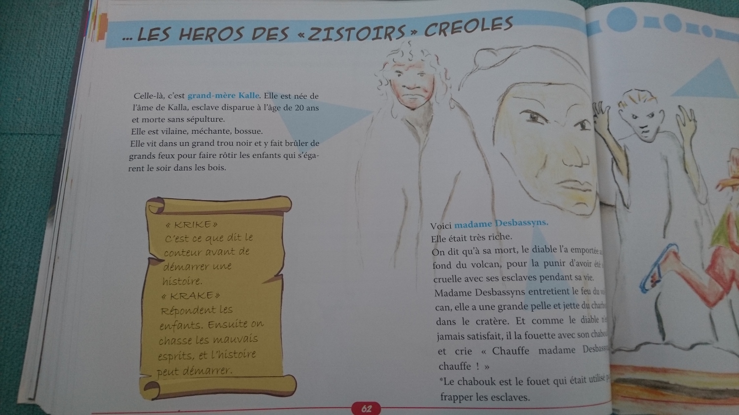 Grand Diable emmène les jeunes filles orgueilleuses en enfer. 