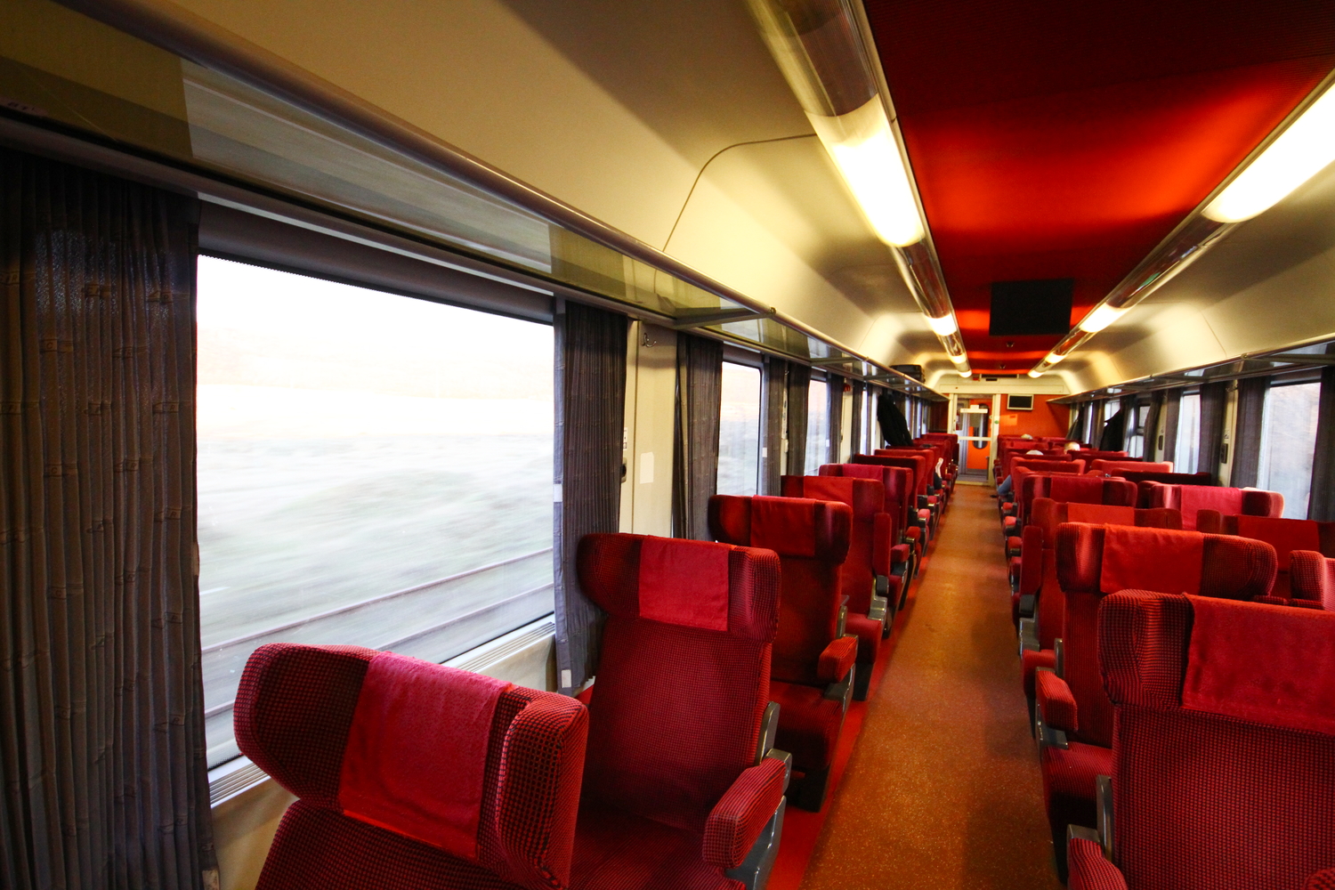 Intérieur du train © Globe Reporters