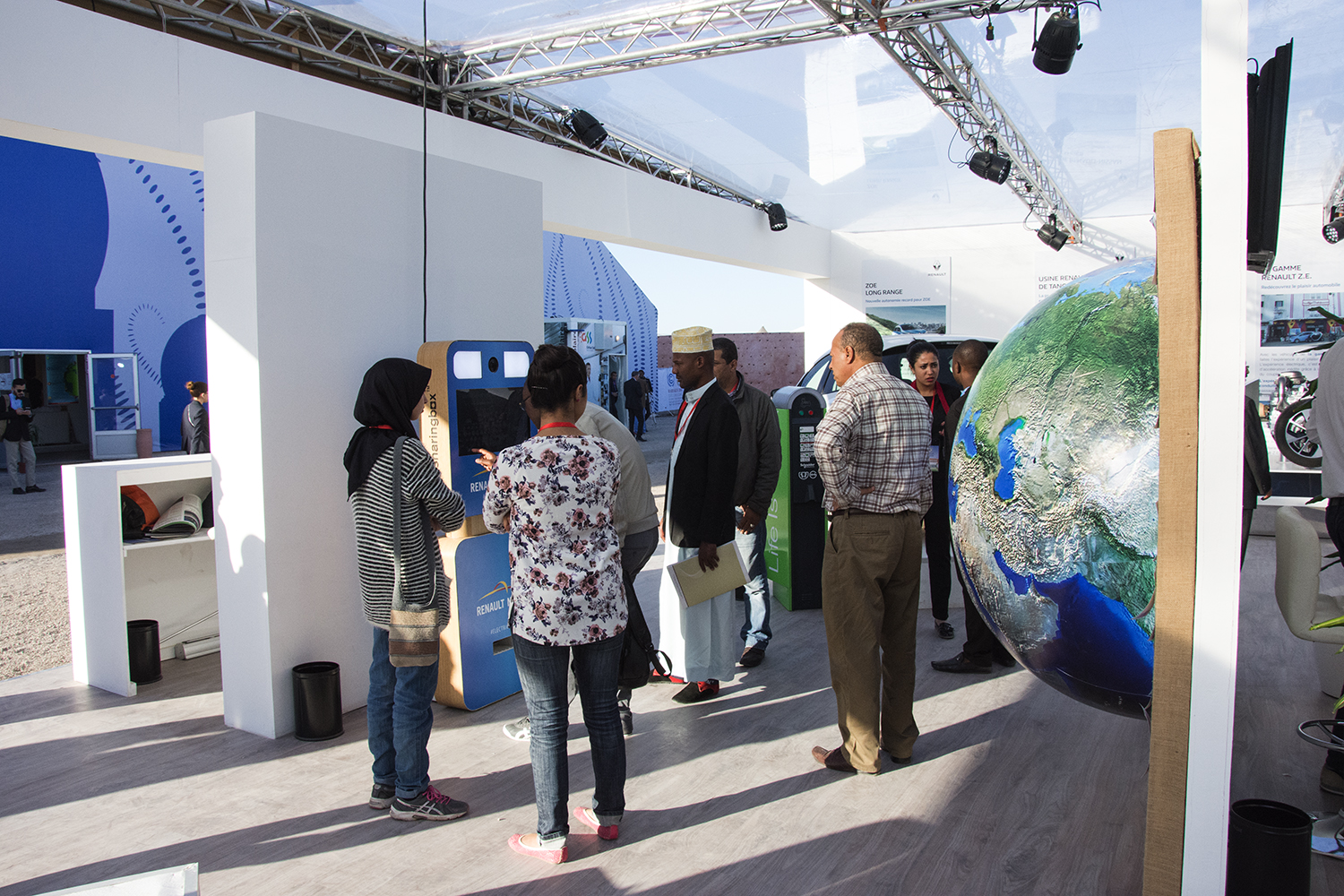 Le stand de la marque française en Zone Verte de la Cop22