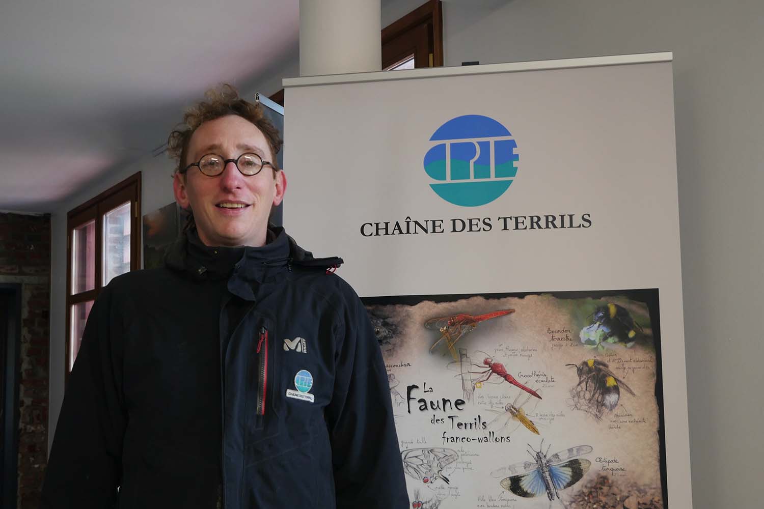 Bruno DEROLEZ, chargé d’études faune/flore au sein du CPIE Chaîne des Terrils © Globe Reporters