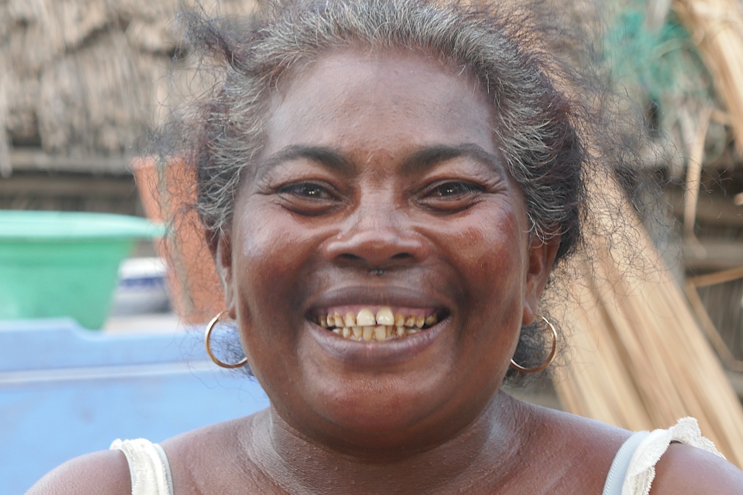 Portait de Marie-Madeleine et de sa bonne humeur © Globe Reporters