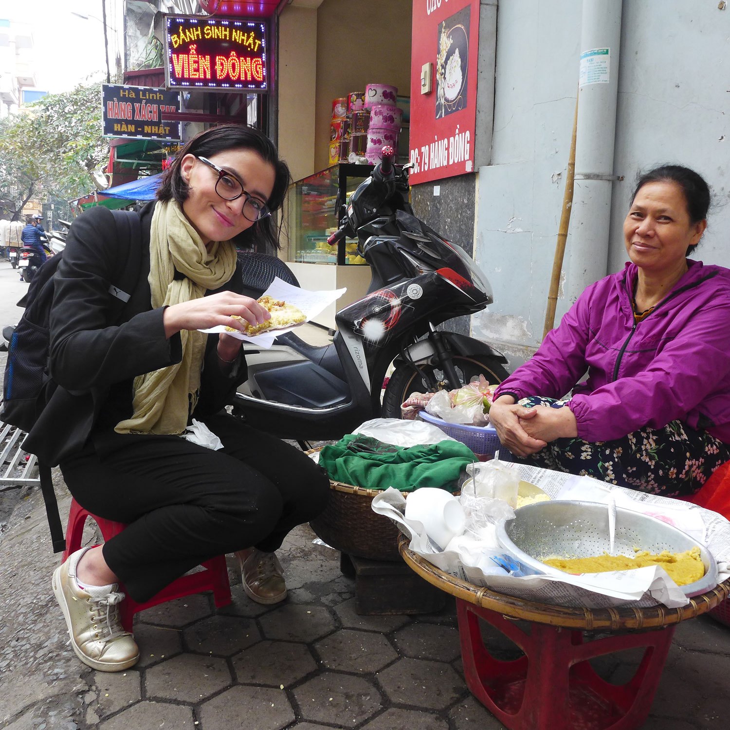 Elodie, en reportage au Vietnam pour Globe Reporters en 2017.