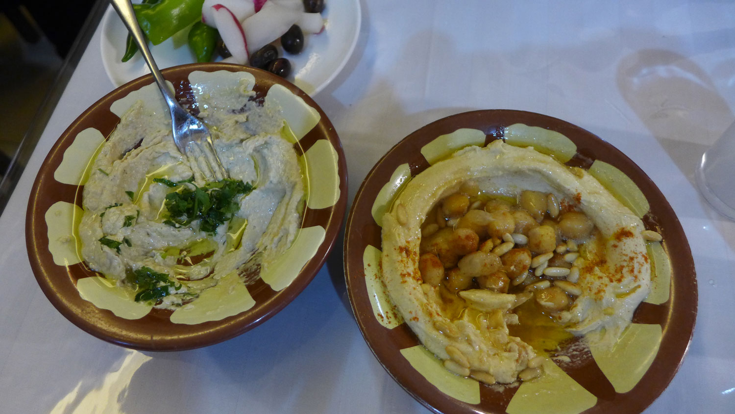 Moutabal et Hommous