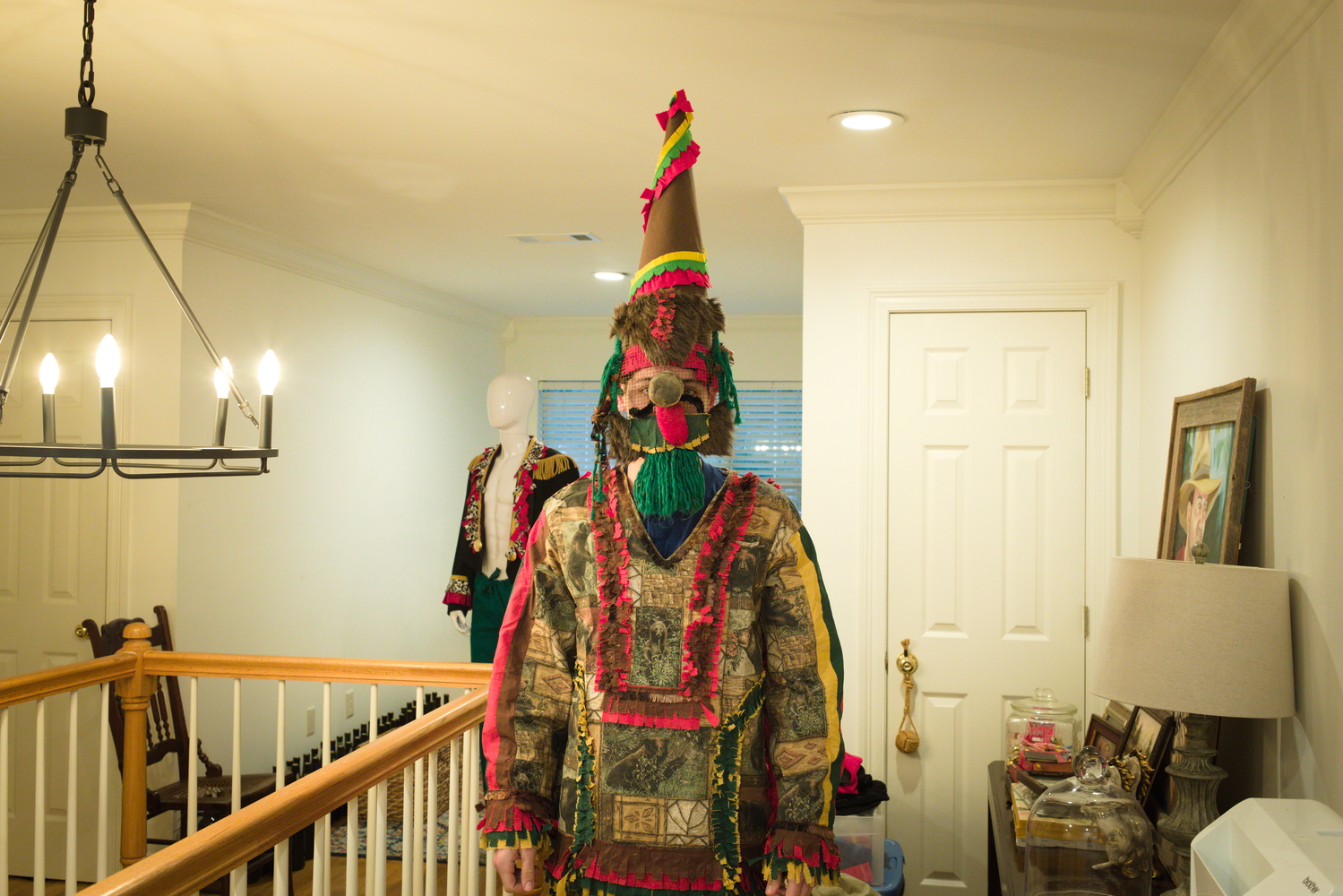 Le costume de Beau cette année, à l’effigie d’un ours © Globe Reporters 