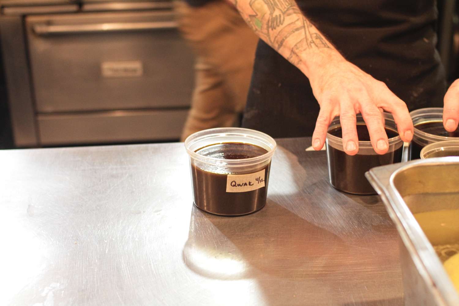 Une sauce appelée « Qwak » car elle est faite à base de canard.