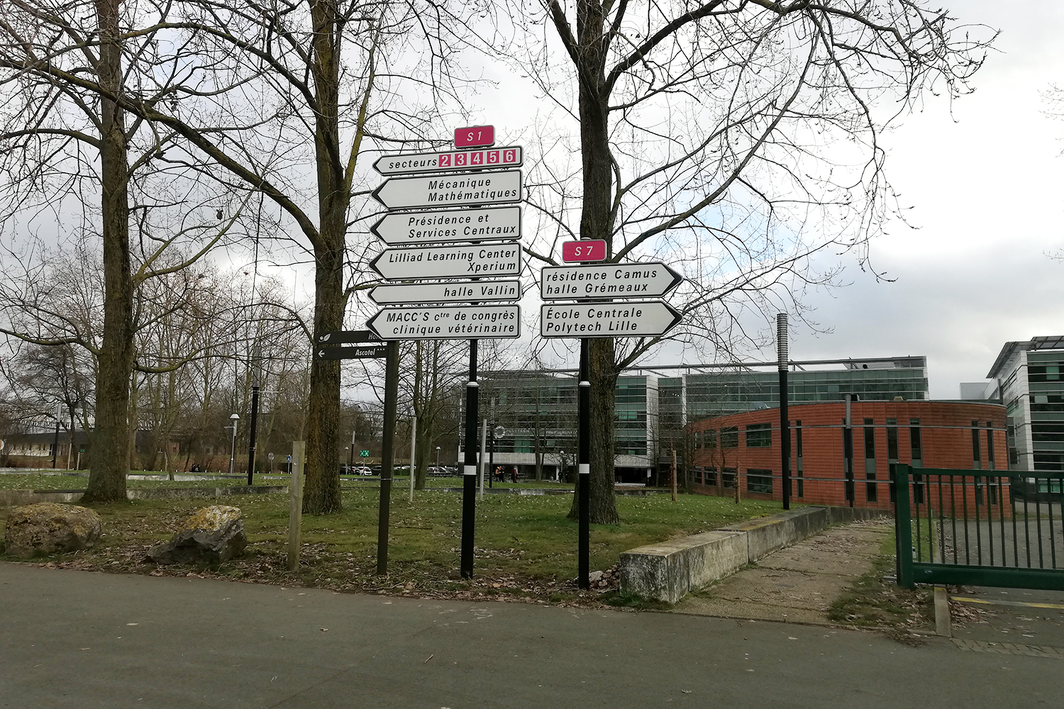 Le campus Cité Scientifique à Villeneuve d’Ascq est une véritable petite ville. 