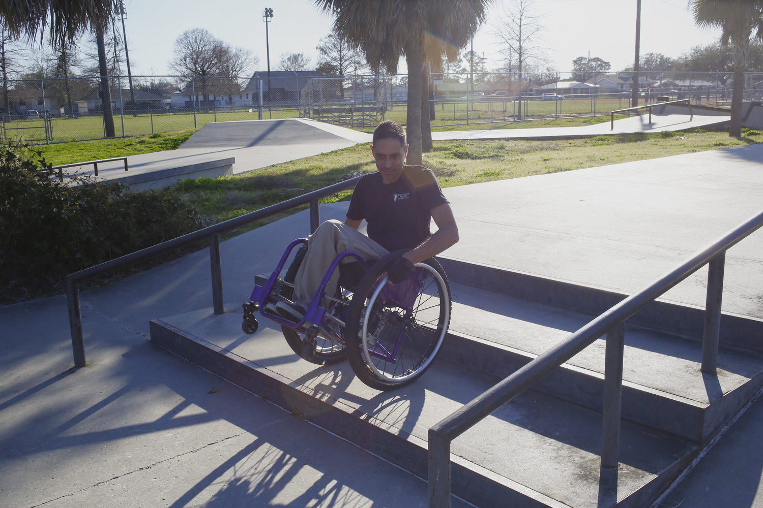 Tony montre quelques tricks de WCMX © Globe Reporters