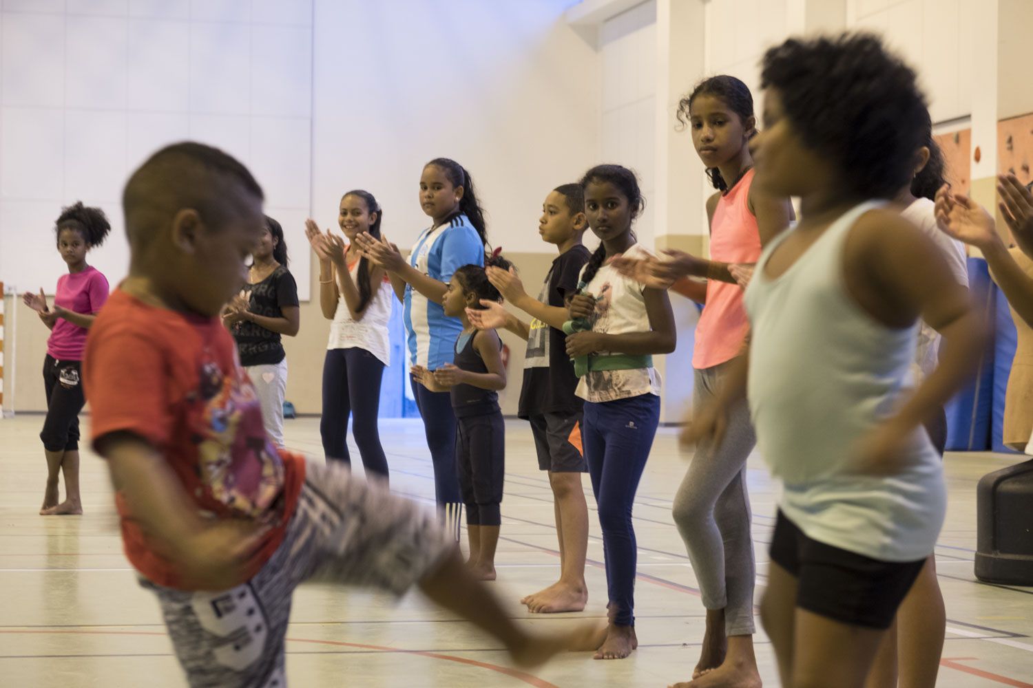 Kaiasse enseigne le moringue aux enfants dès 4 ans.