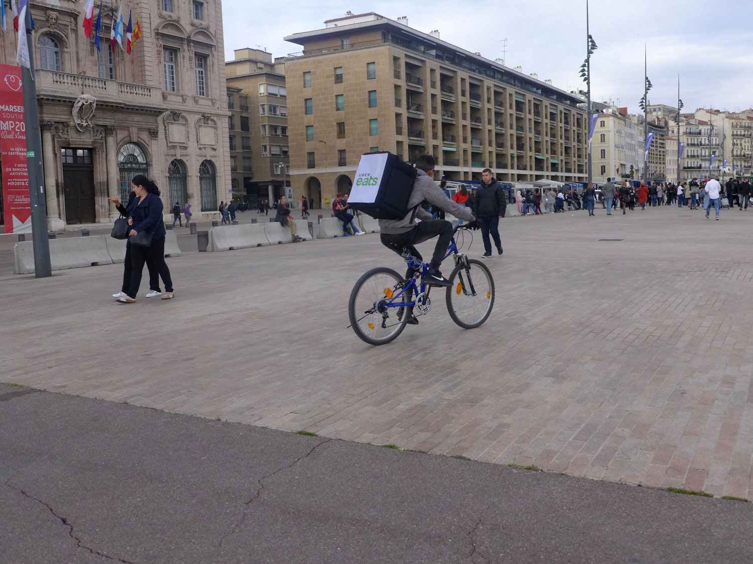 Le vélo, un moyen de se déplacer qui revient à la mode, notamment pour les livraisons.