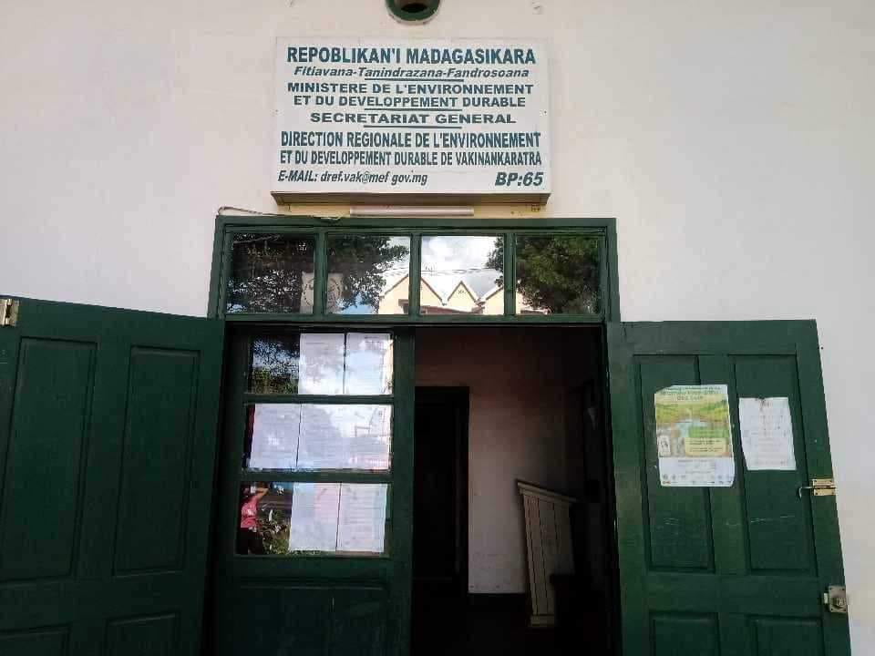 Bureaux de la Direction régionale de l’Environnement et du Développement durable de la région de Vakinankaratr, à Antsirabe © Globe Reporters