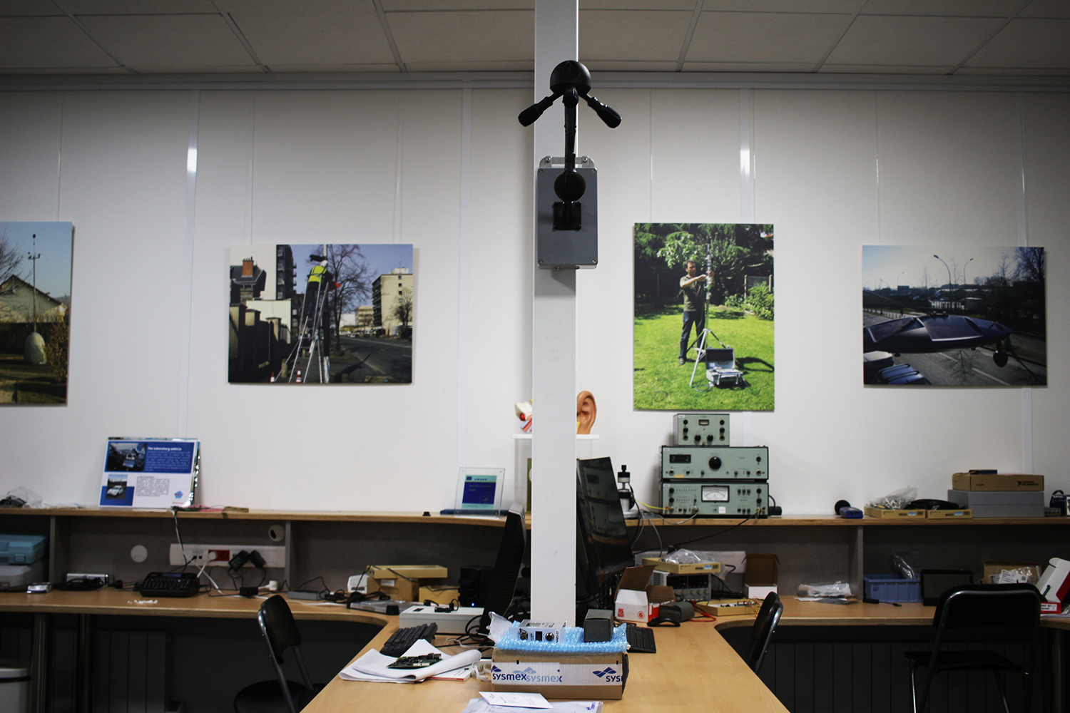 Bureaux et espace de travail des employées de l’association BruitParif © Globe Reporters