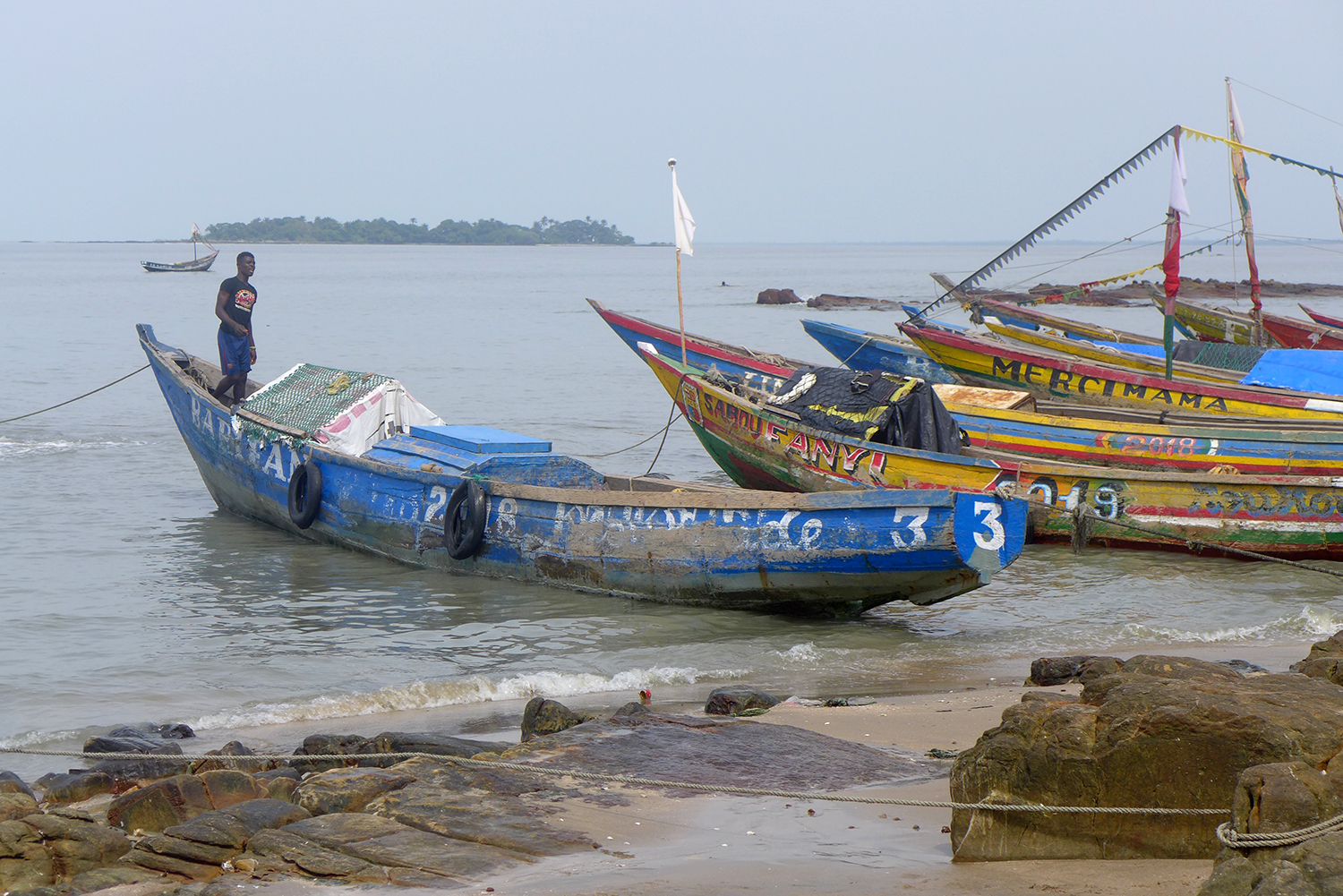 Le port de pêche de Koukoudé.