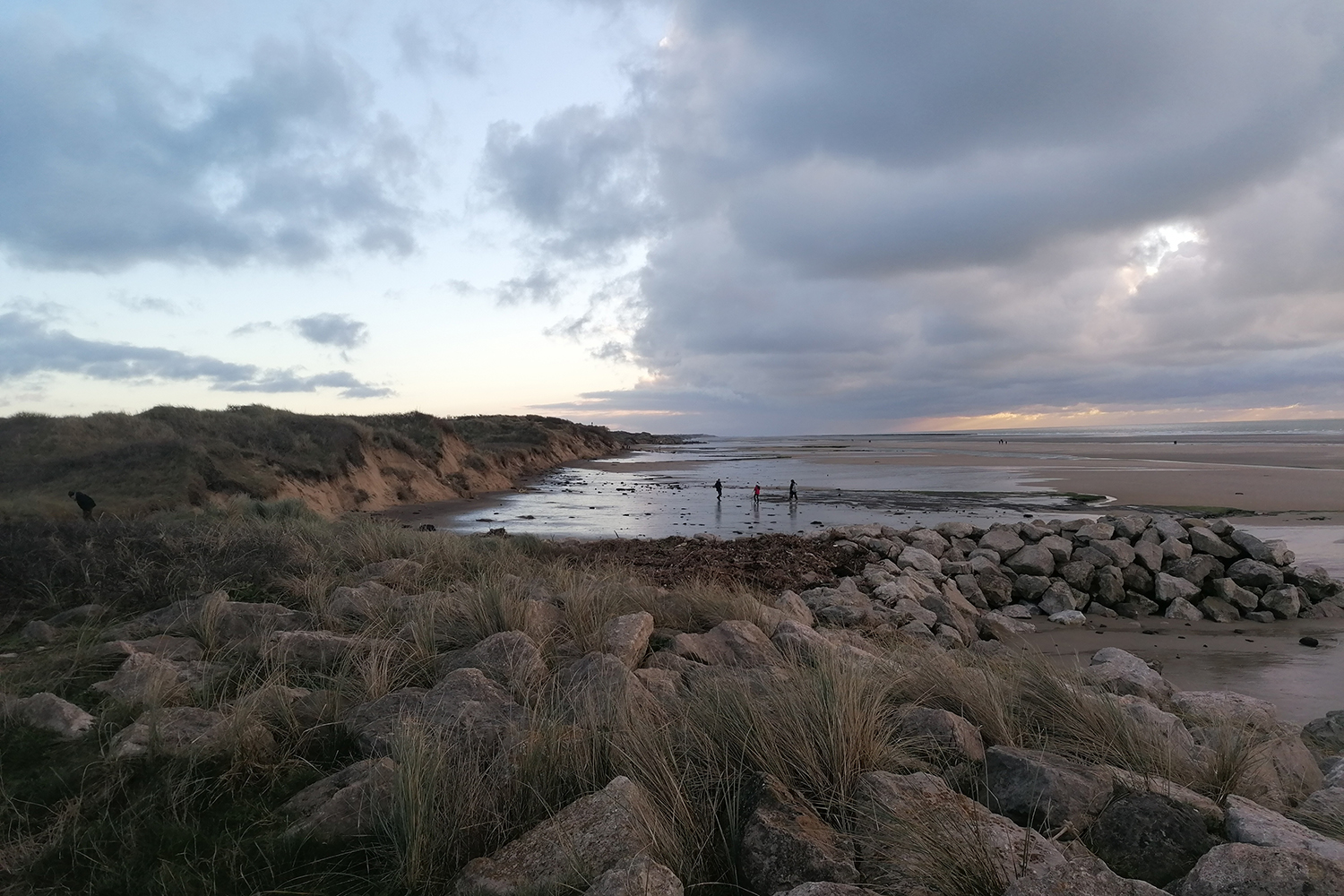 Le littoral de la côte d’Opale et ses grandes plages de sable © Globe Reporters