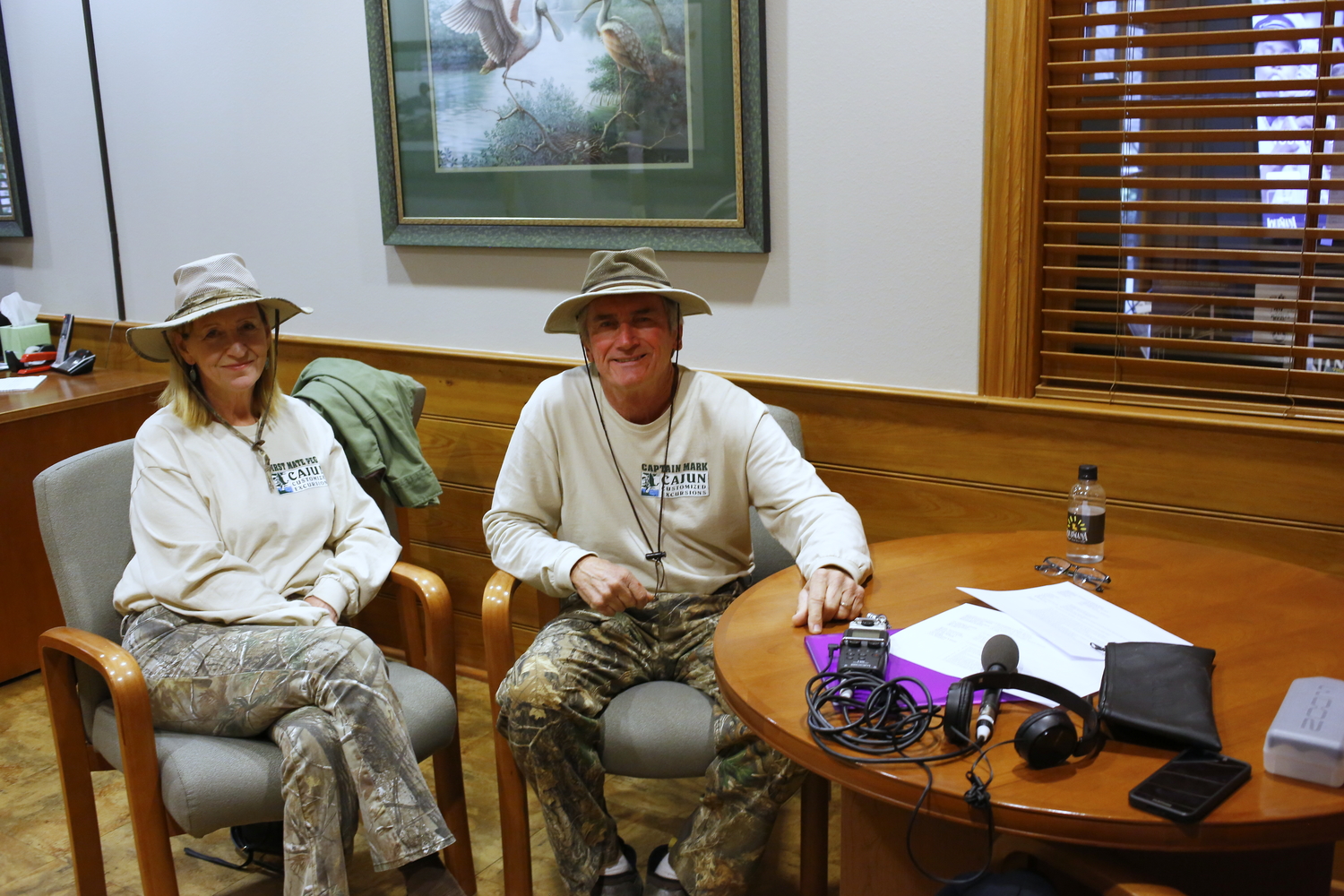 Mark ALLEMOND et sa femme Peggy lors de l’interview © Globe Reporters