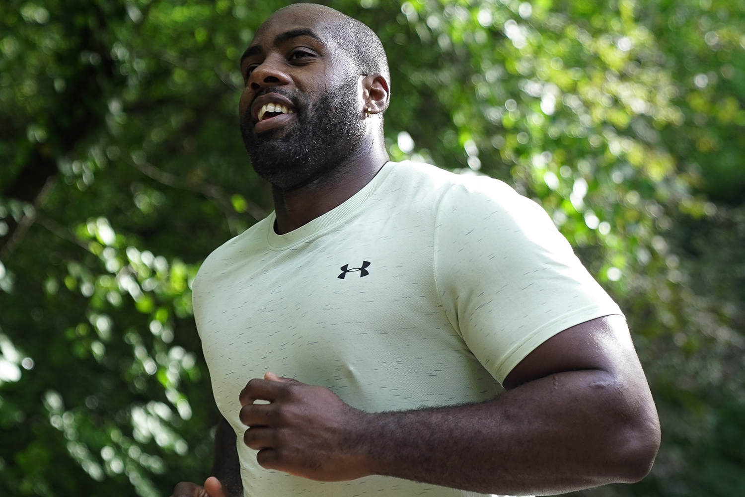 L’entrainement comprend aussi de la course à pied © Teddy RINER